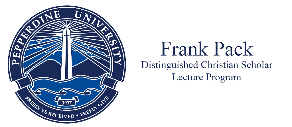 Frank Pack Distinguished Christian Scholar Lecture Program